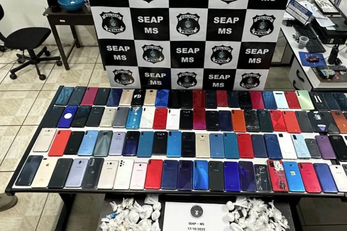 Operação do Ministério da Justiça apreende quase 8 mil celulares em presídios do Rio de Janeiro