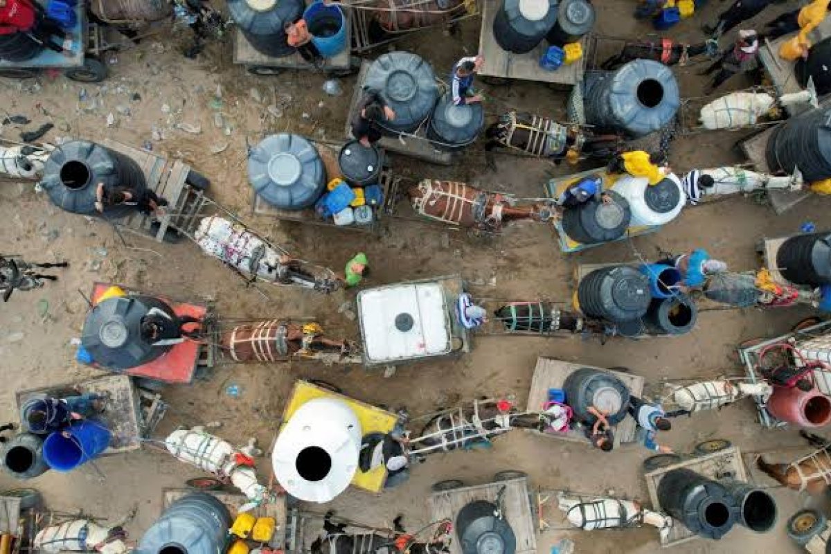 ONU emite alerta informando que 70% de Gaza não terá acesso a água potável até o fim do dia