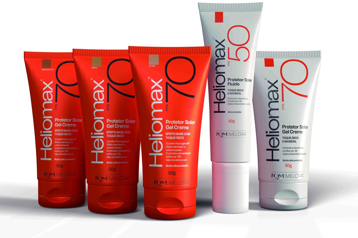FQM Melora lança linha de fotoproteção facial Heliomax!