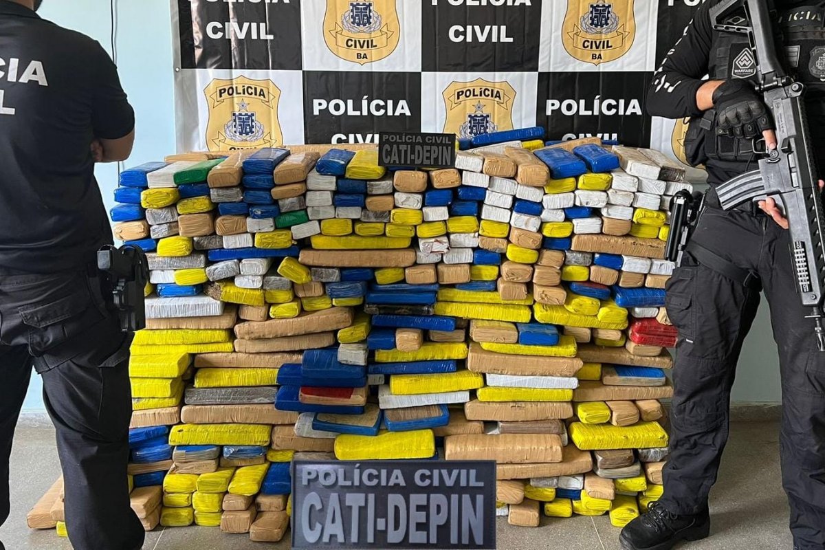 Operação integrada resulta na apreensão de 600 kg de maconha na Bahia
