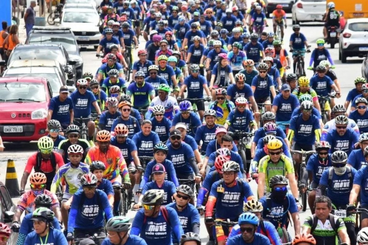 Novembro azul: 3º Pedal do Bem é realizado neste domingo (19)