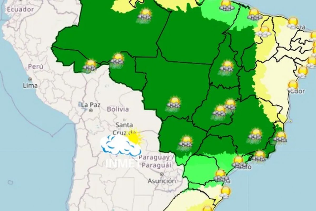 Após onda de calor, parte do país terá chuvas e temperaturas mais baixas