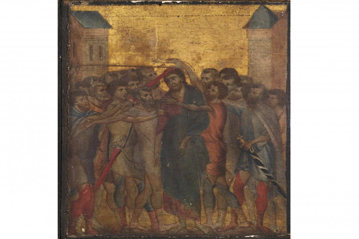 Louvre adquire obra rara do século 13, o 'Cristo Zombado', do pintor Cimabue