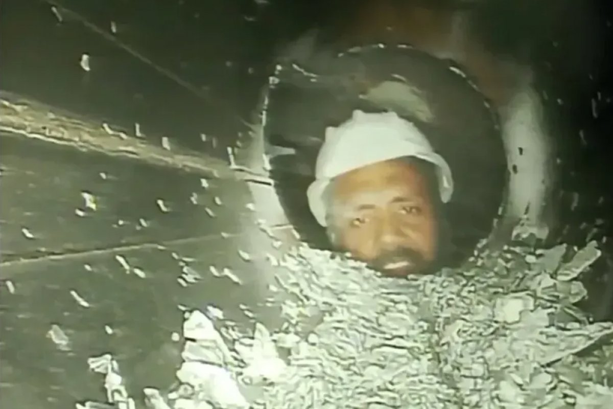 Vídeo: autoridades divulgam imagens impactantes de trabalhadores em túnel no Himalaia