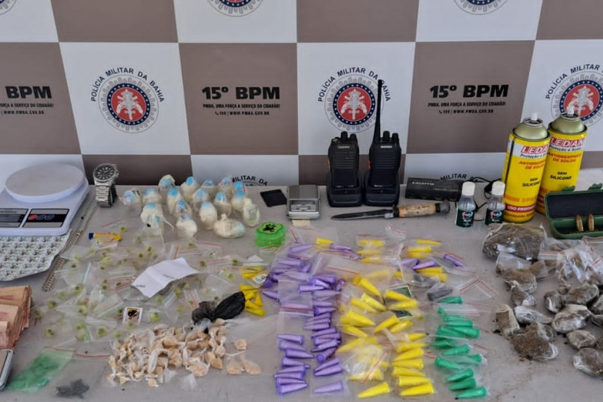 Polícia apreende drogas e prende suspeito de tráfico em Itabuna