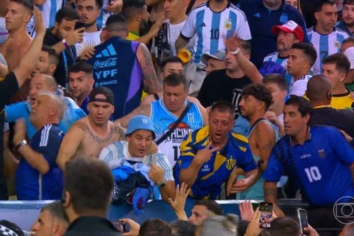 Presidente da Fifa comenta violência em Brasil x Argentina: 'não há espaço para a violência no futebol'