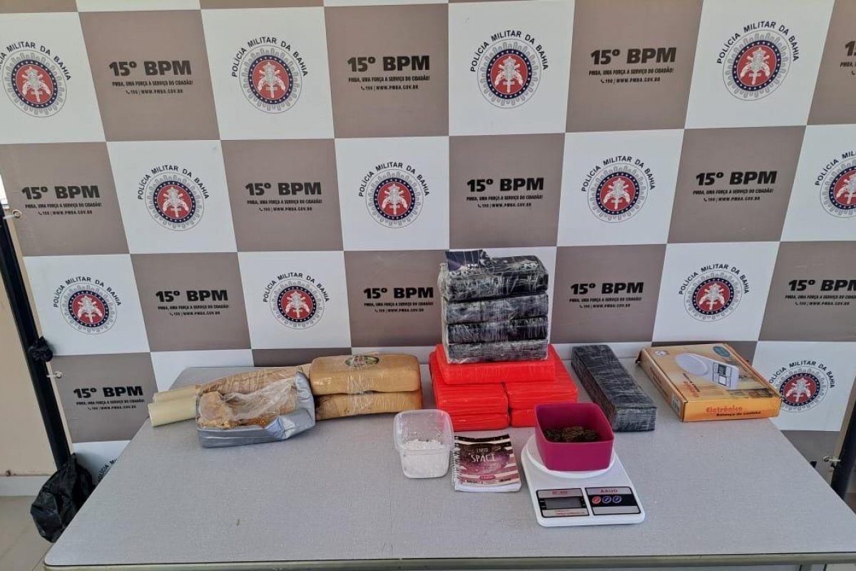 Cerca de 12 quilos de drogas são apreendidos em Itabuna