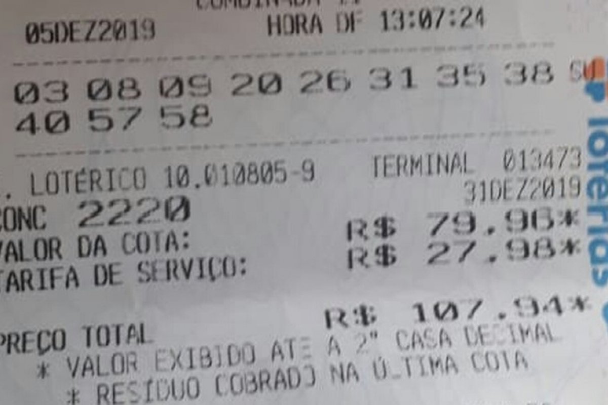 Moradores e viajantes de Mato Grosso estão entre os vencedores da Mega-Sena da Virada