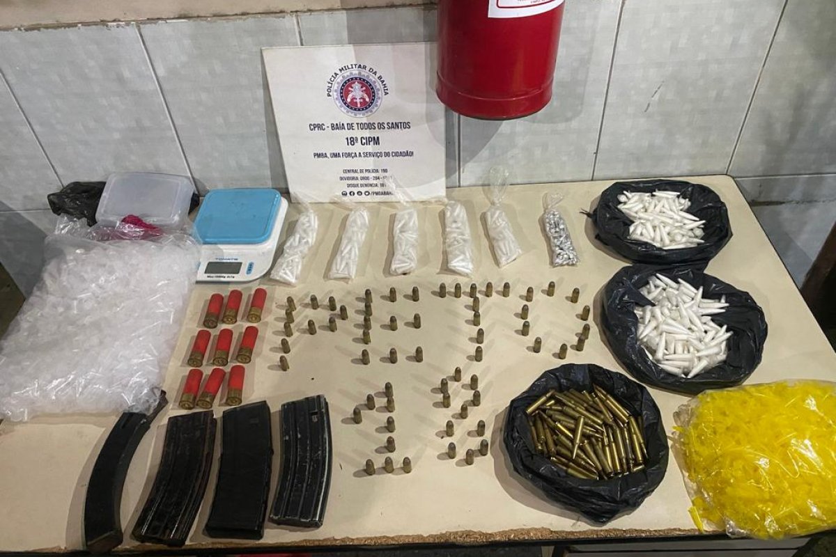 Mil porções de drogas são apreendidas em Periperi