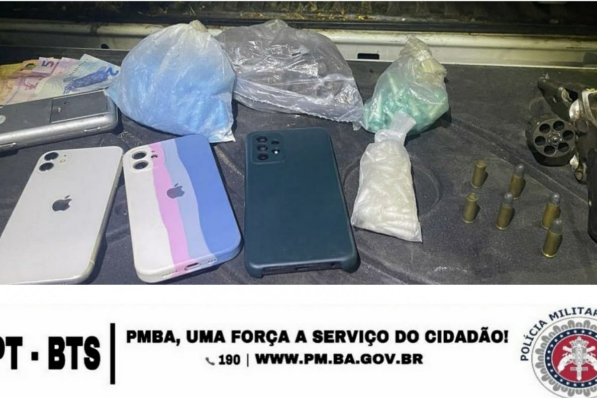 Homem é preso com arma de fogo e drogas pela PM no Uruguai