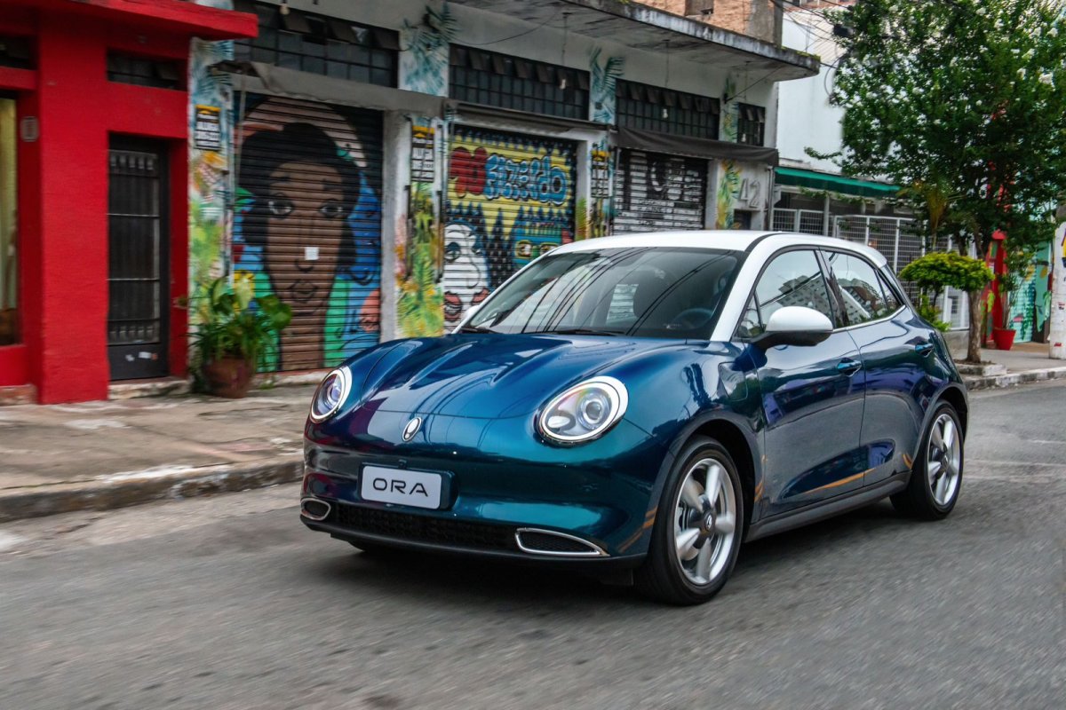 GWM Ora 03: Farol da Bahia testa o novo compacto elétrico de 171cv