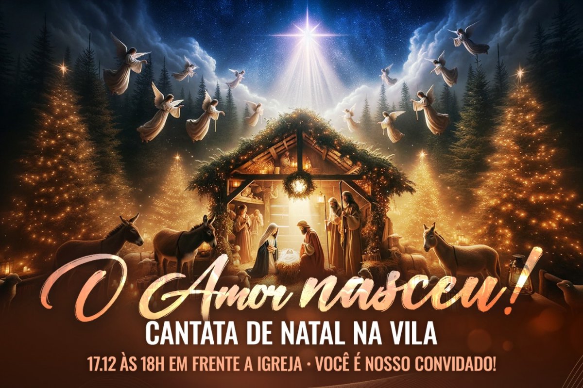 Com o apoio da prefeitura de Salvador, bairro da Vila Laura recebe o musical “O amor nasceu” promovido pela Igreja Batista da Vila (IBAV)!