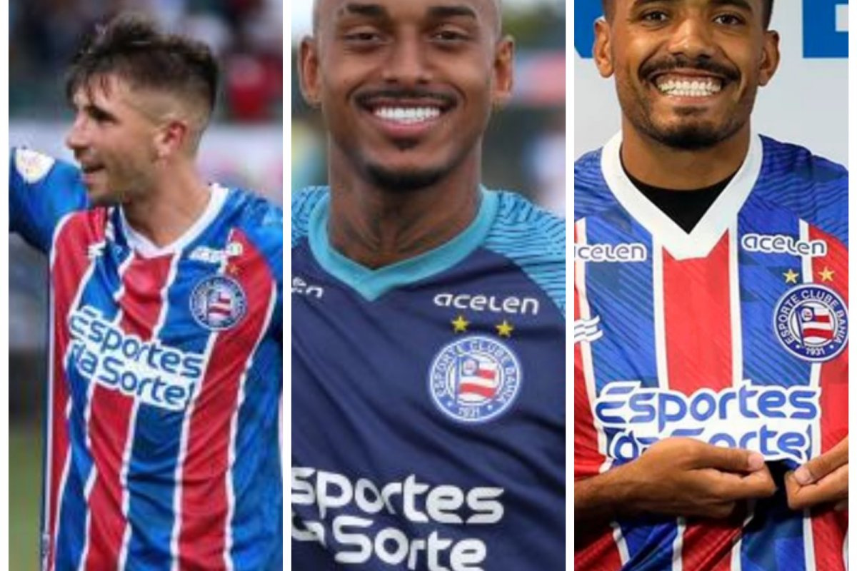 Bahia anuncia a saída de três jogadores