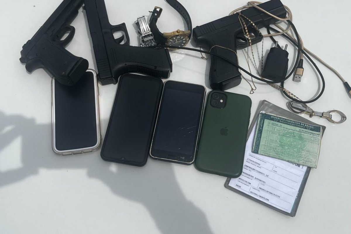 Três homens são presos após roubo em Piatã