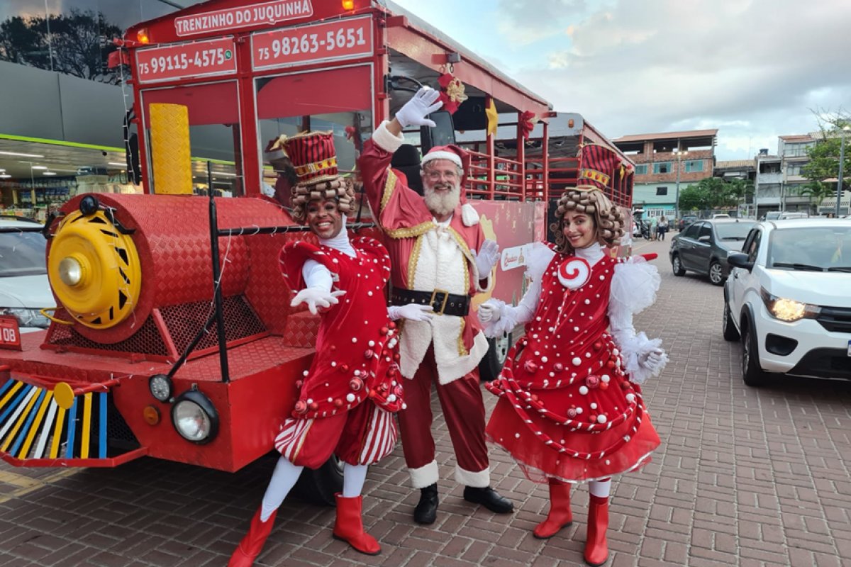 RedeMix oferece aos seus clientes passeio no Trenzinho com o Papai Noel!