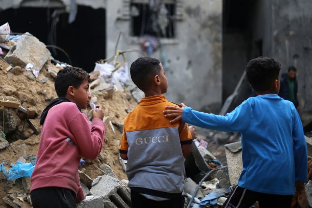 Crise Humanitária em Gaza coloca crianças em risco extremo, afirma ONU
