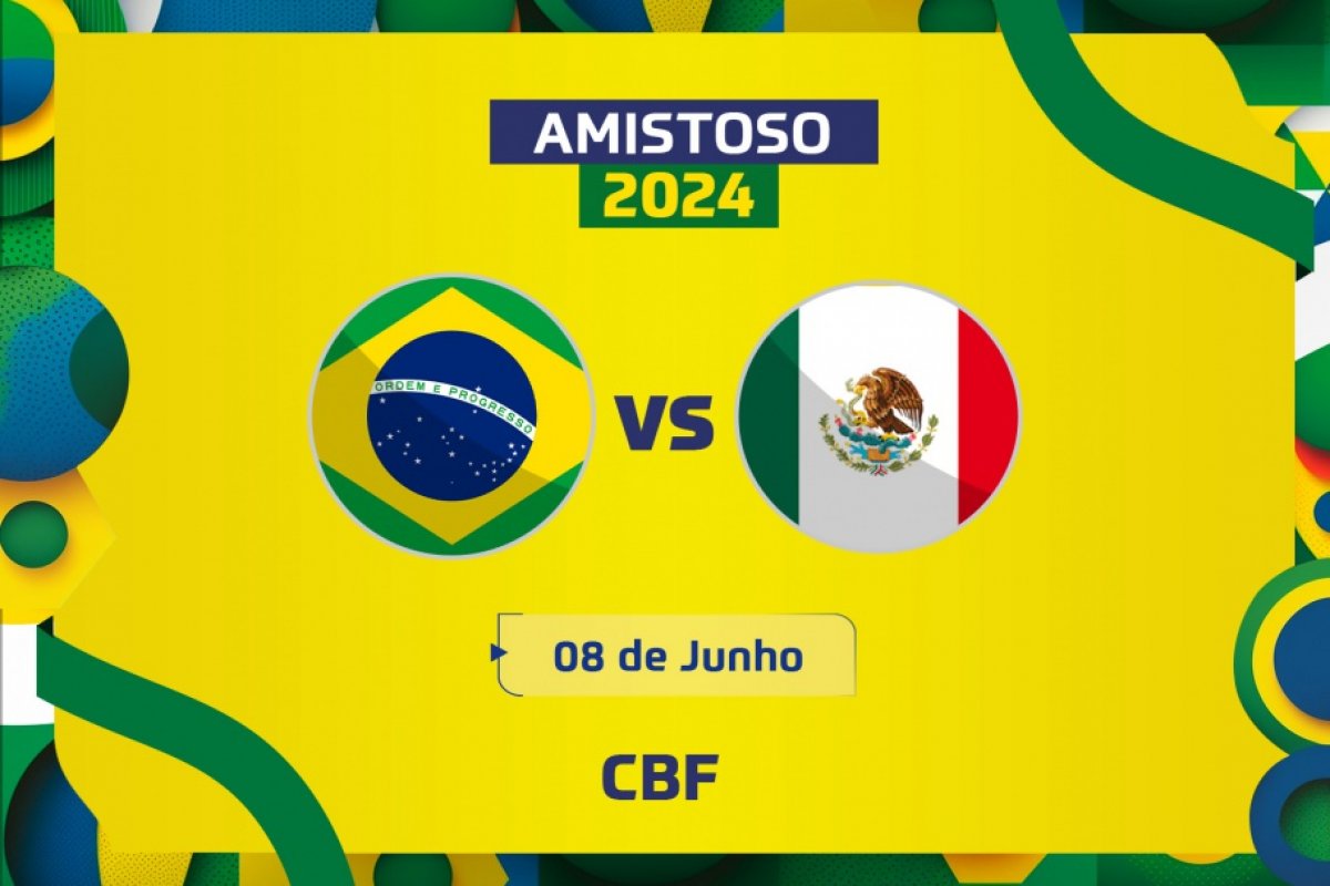 CBF anuncia amistoso da seleção contra o México antes da Copa América