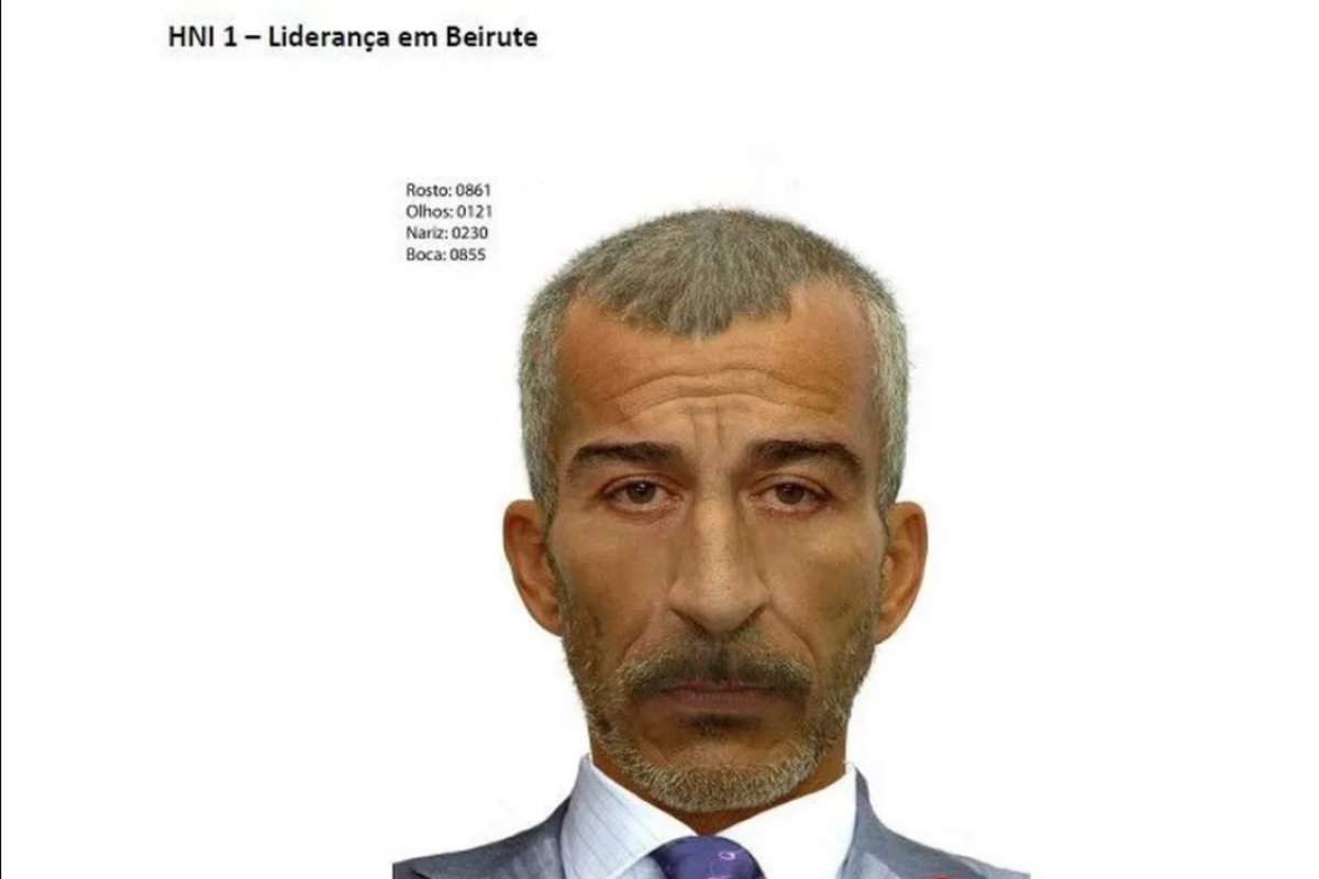 Retrato falado de chefe do Hezbollah suspeito de aliciar brasileiros é encaminhado para a Interpol