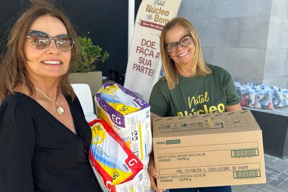 Natal Núcleo do Bem arrecada duas toneladas de doações!