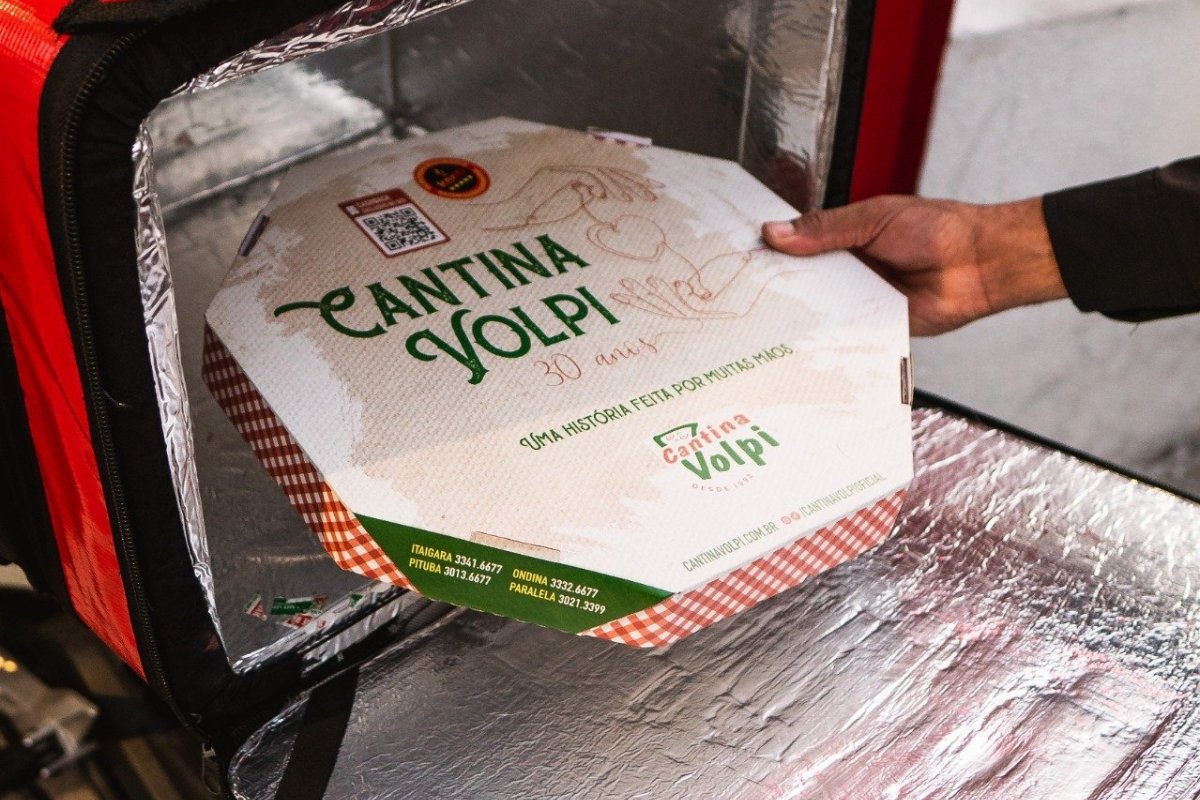 Cantina Volpi inova com bags que garantem comida quente e sabor intacto no Delivery!