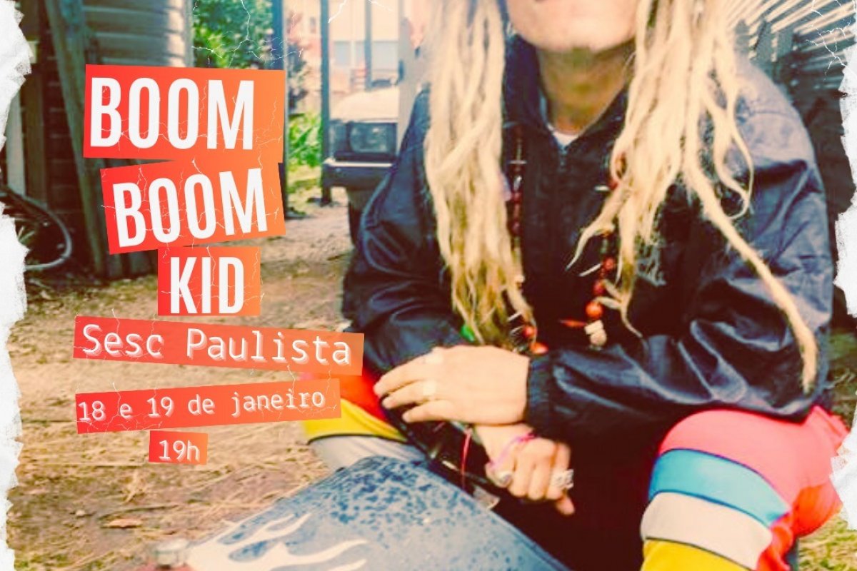 Boom Boom Kid faz dois shows em janeiro de 2024 no Sesc Paulista