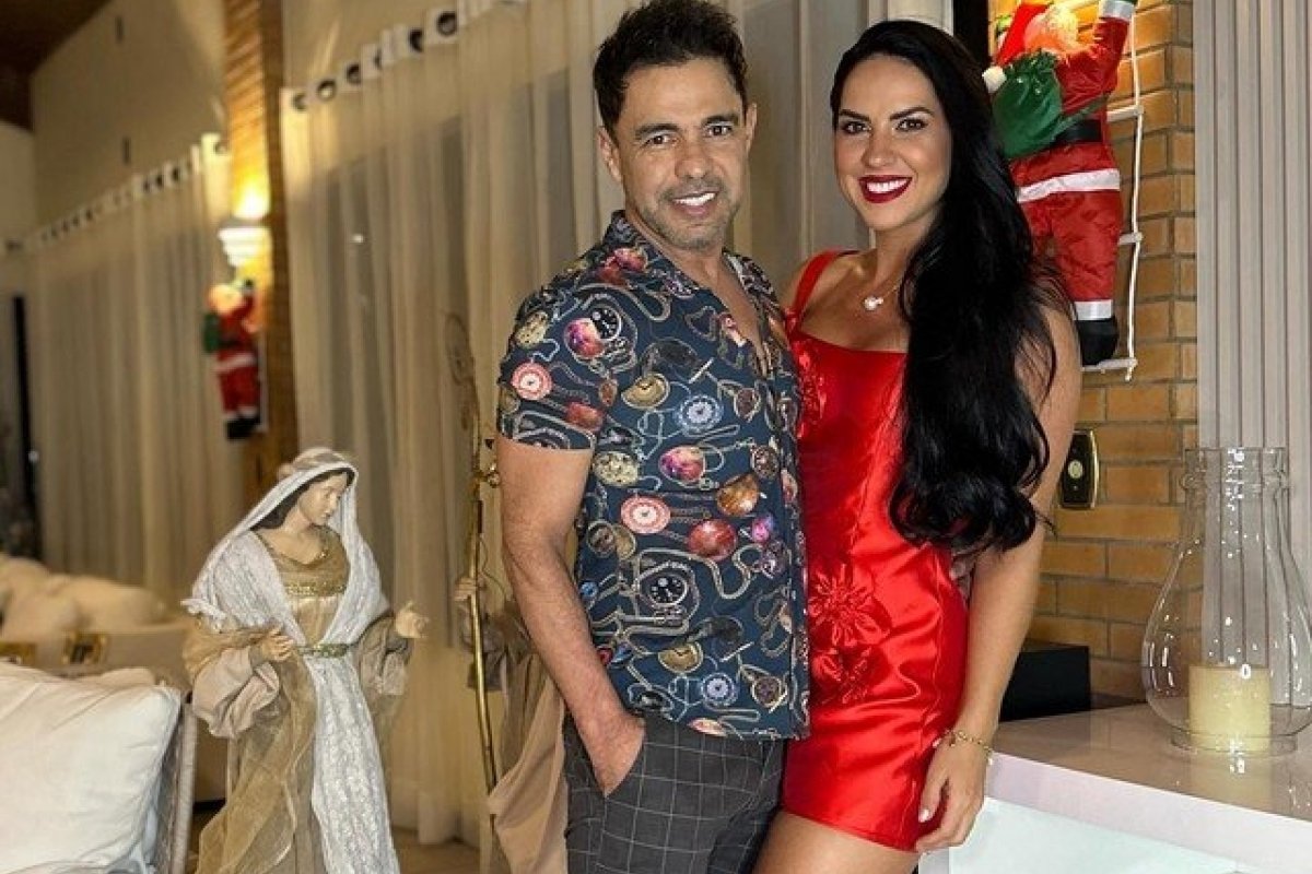 Zezé Di Camargo passa a ceia de Natal na fazenda sem os filhos!