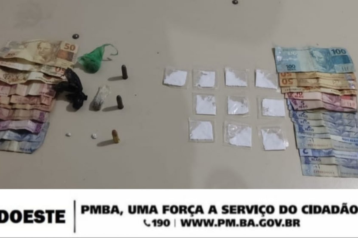 Dois homens são presos com drogas em Palmas de Monte Alto