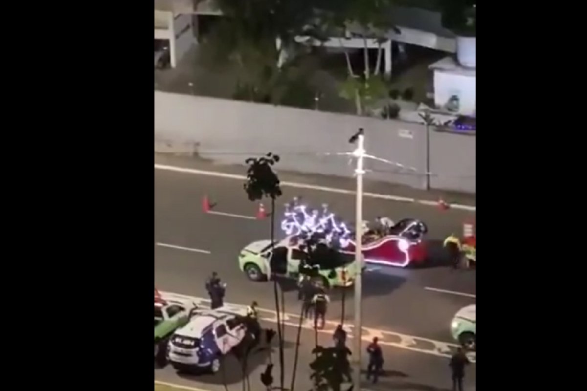 Vídeo: trenó é aprendido durante blitz em Salvador