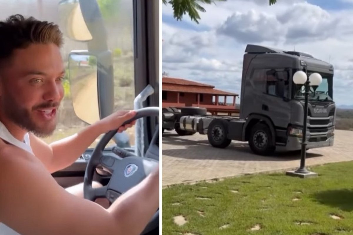 Presentão! Safadão ganha caminhão de R$ 1 milhão da mulher no Natal!