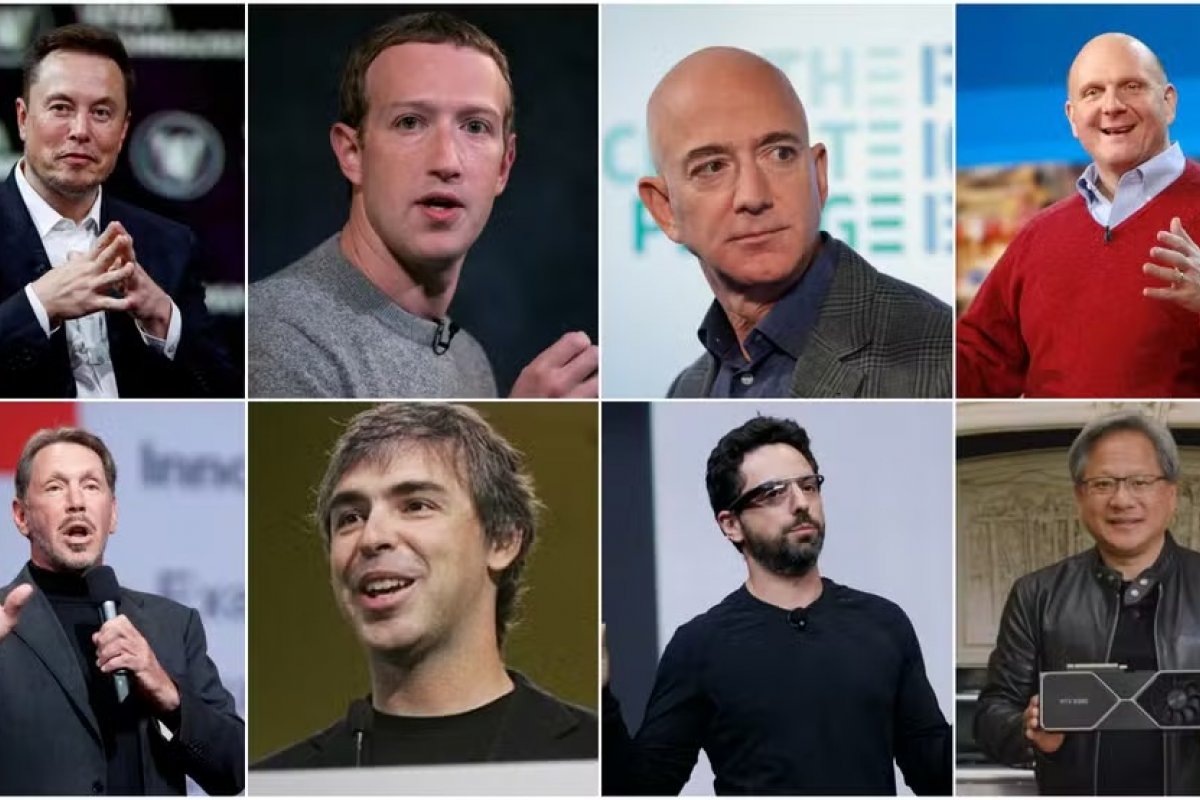 Veja: 10 bilionários que mais enriqueceram em 2023