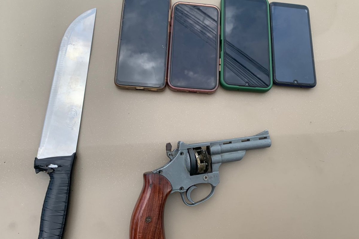 Trio suspeito de assalto é preso na Operação Força Total