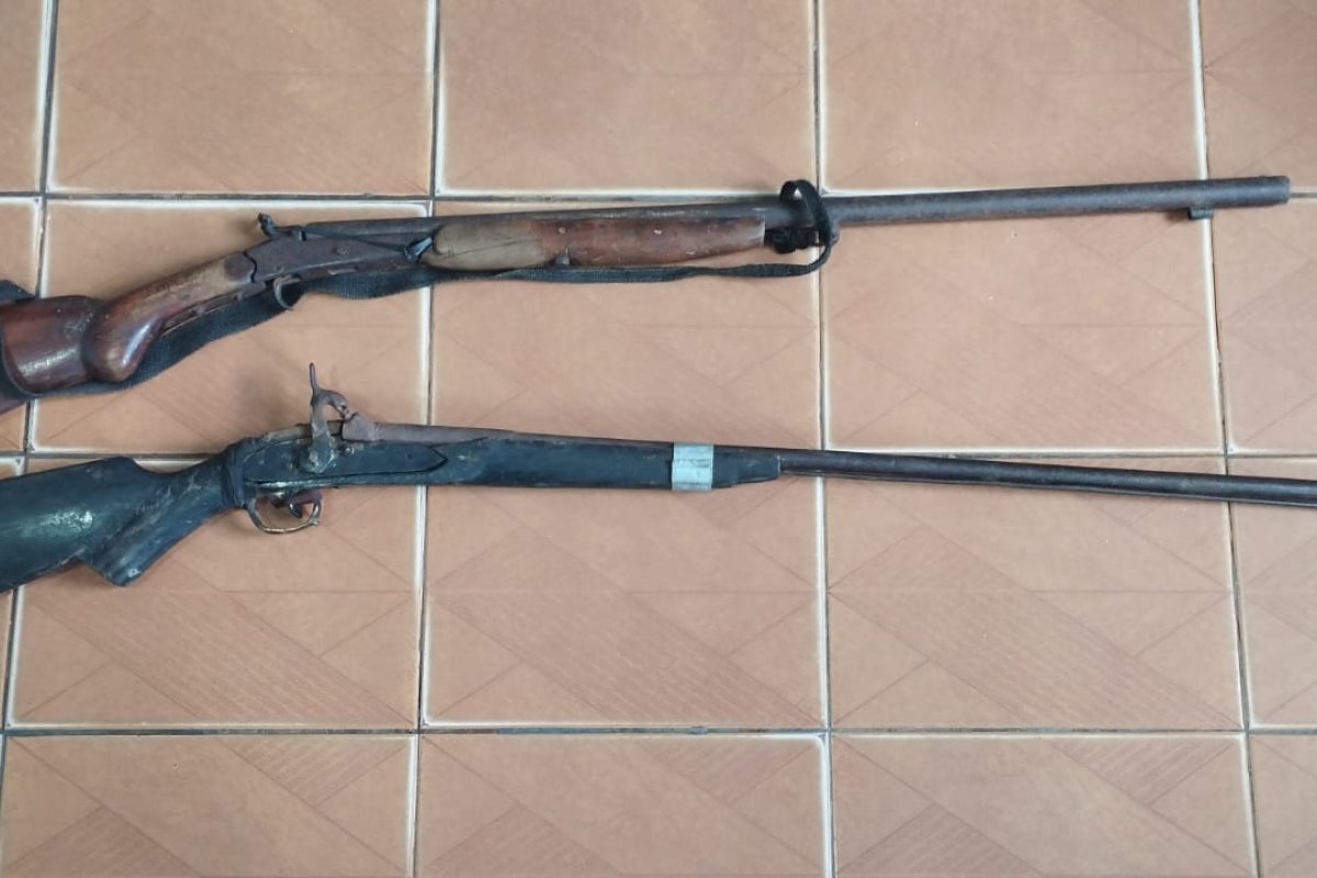 Polícia Militar apreende armas de fogo em Lençóis