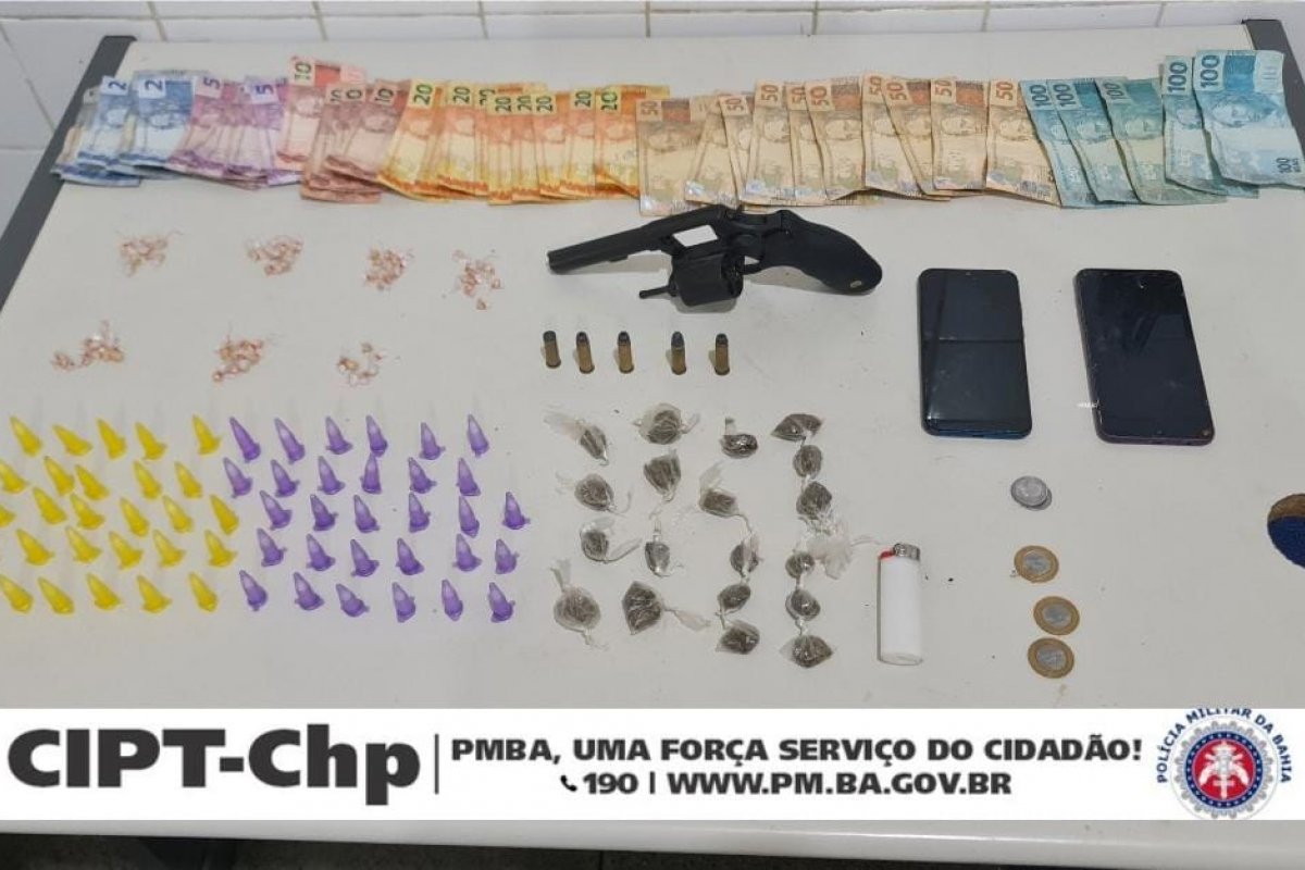 PM detém seis indivíduos em Boa Vista Tupim (BA)