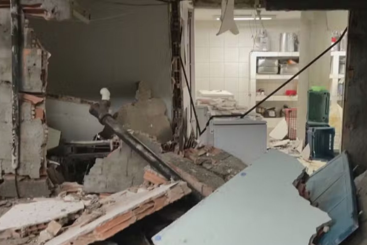 No RJ, homem tenta furtar cobre em escola, mas tubulação de gás explode