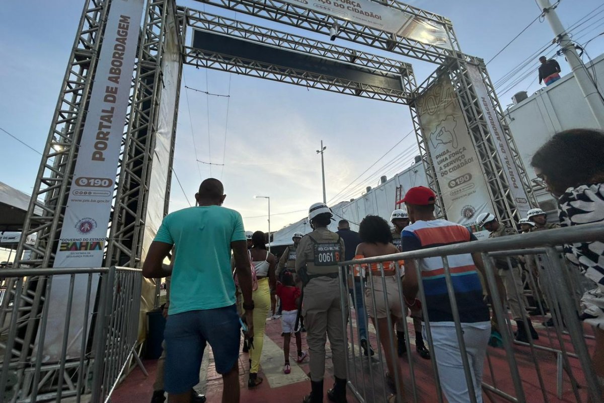 Portais de Abordagens impedirão acesso de objetos perfurocortantes no Festival da Virada