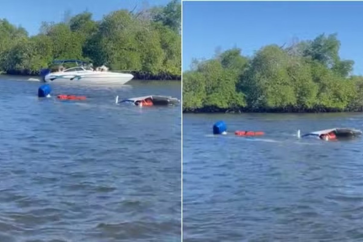 Lanchas colidem e deixam dois mortos na ilha de Boipeba