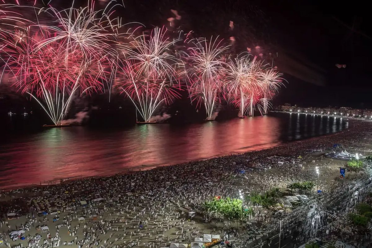 Postos médicos atendem 309 pessoas no réveillon em Copacabana