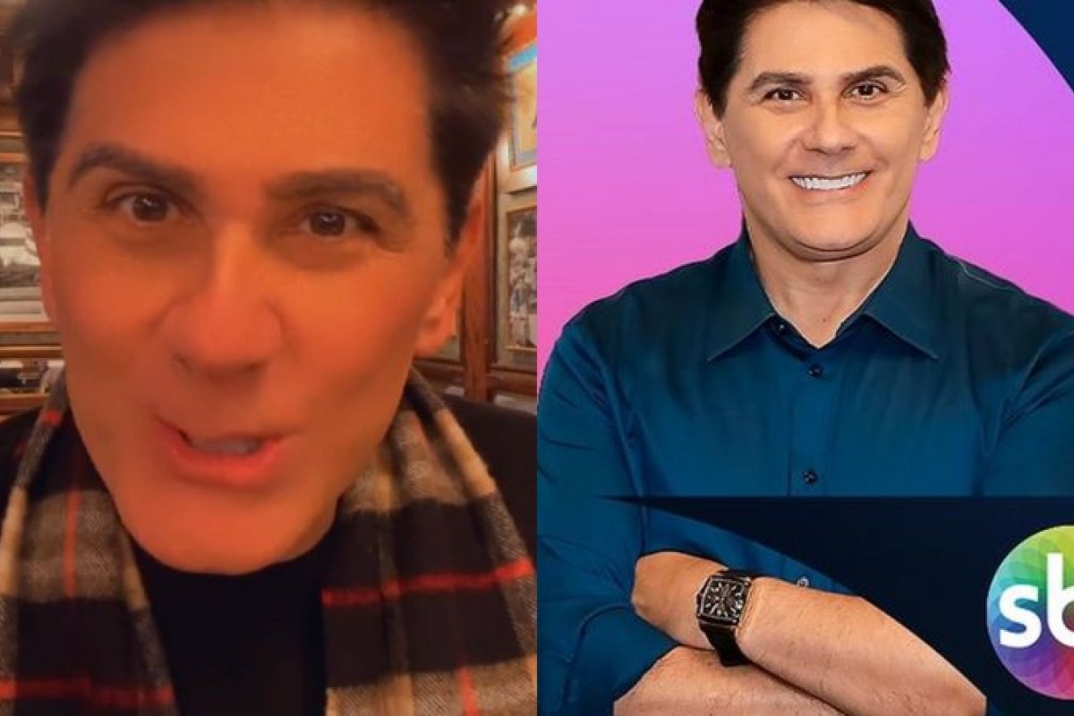 Cesar Filho comemora retorno ao SBT!