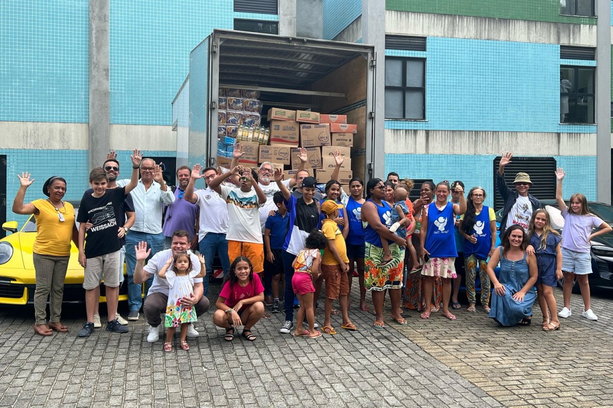 Campanha do Porsche Club da Bahia arrecada quase 3 toneladas de alimentos para o GACC!