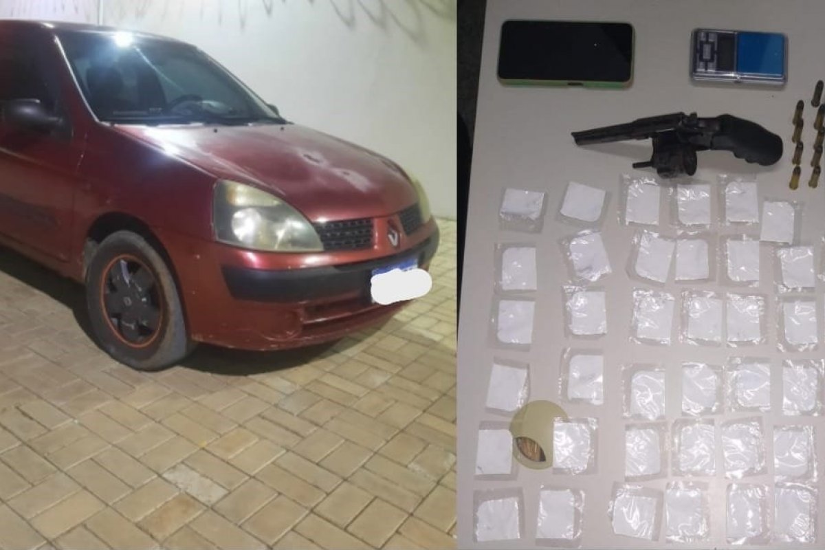 Apreensão de arma, munições e droga é efetuada pela PM em Jeremoabo