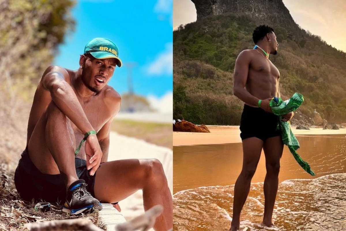 Paulo André compartilha cliques de suas férias em Fernando de Noronha!