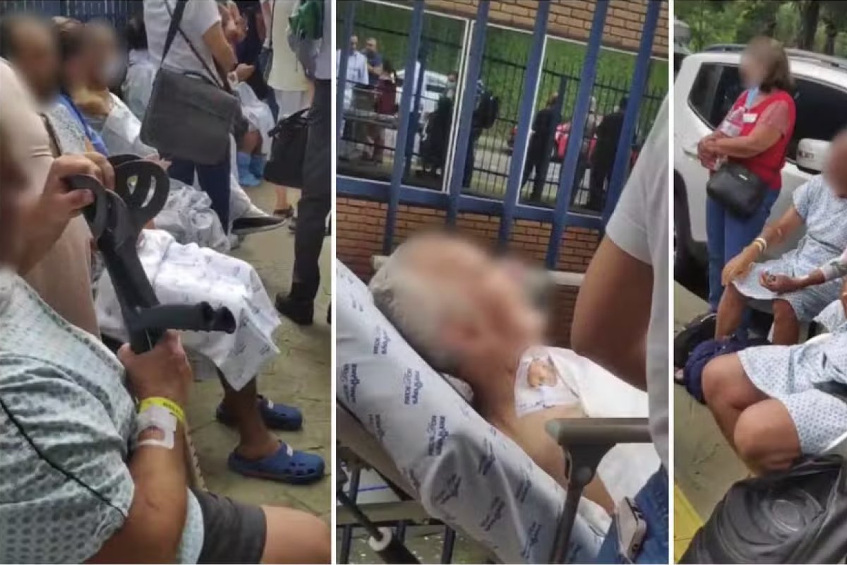 Uma paciente morre e outros são transferidos após incêndio no Hospital São Luiz