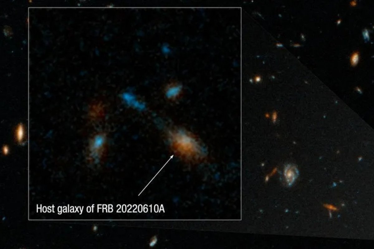 Astrônomos rastreiam explosão de rádio a 8 bilhões de anos-luz