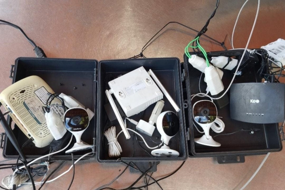 PM remove câmera clandestina de monitoramento em São Gonçalo do Retiro