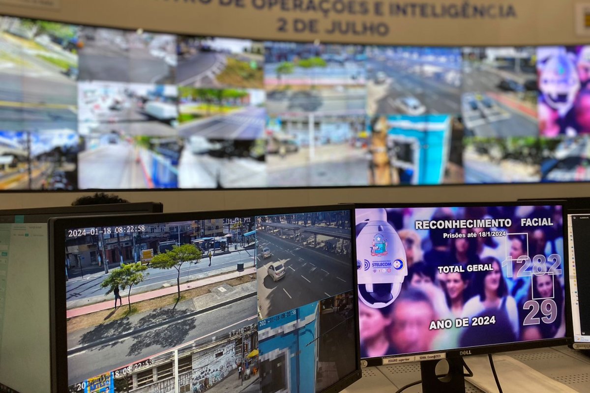 Reconhecimento facial localiza homicida, assaltante e traficante na Bahia