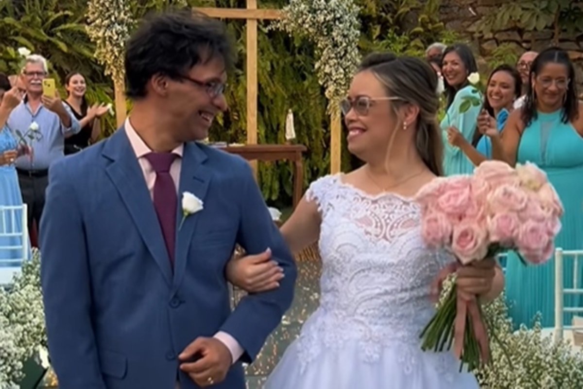 Veja vídeo: Alagoas tem 1º casamento de pessoas com síndrome de Down!