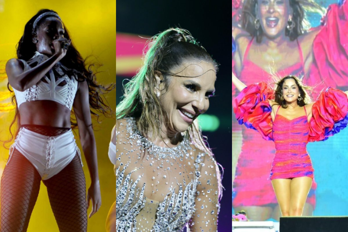 Iza, Ivete e Claudia Leitte são atrações do Festival de Verão