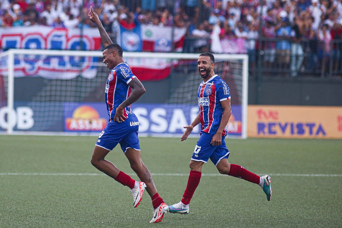 Vídeo: Com golaço de Jean Lucas, Bahia vence xará Bahia de Feira pelo Campeonato Baiano; confira os gols