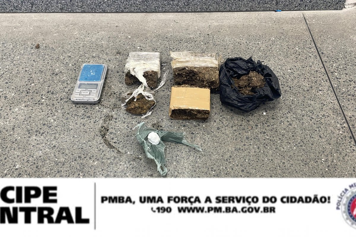 Homem com drogas é preso em Jequié