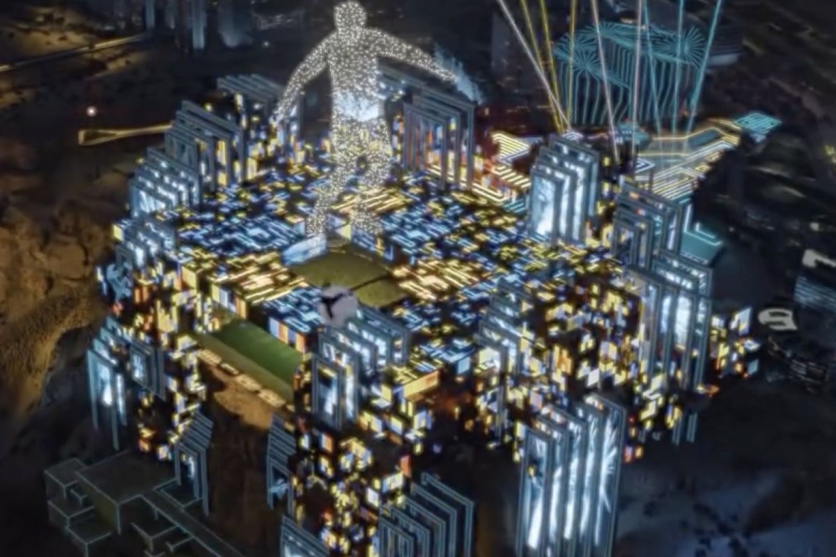 Vídeo: Arábia Saudita revela novo estádio futurista para a Copa do Mundo de 2034